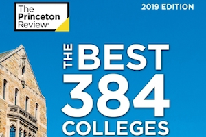 Book cover "The 384 Best Colleges"