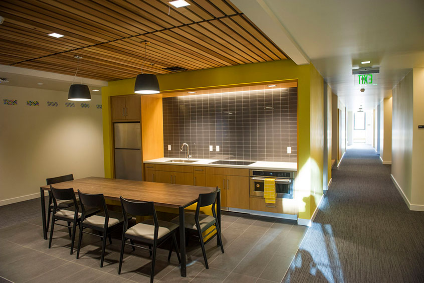 A kitchen in Stanton Hall.