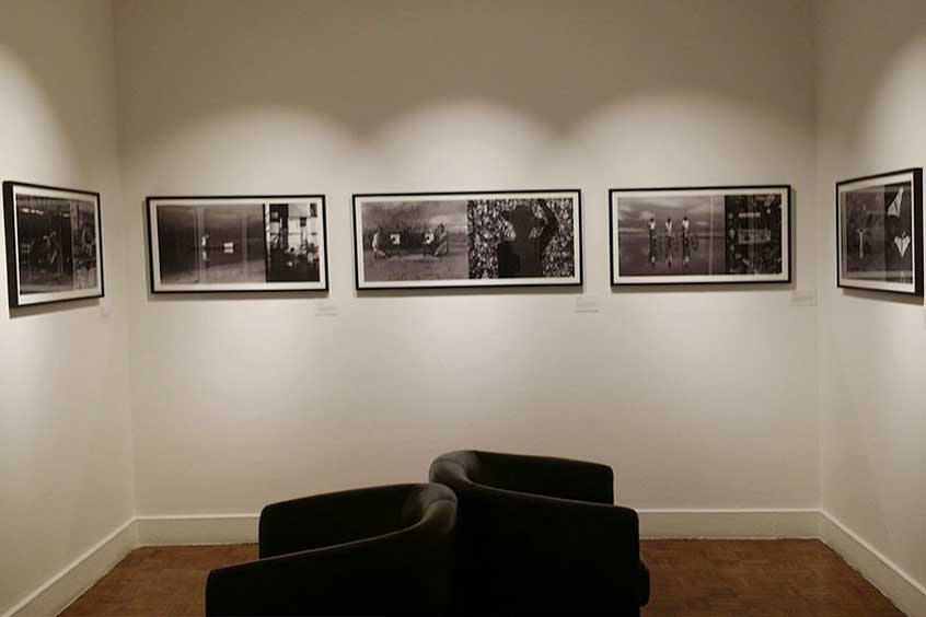 A photograph as part of an art gallery.