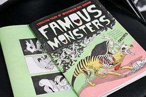 Photos from the Maria Lux exhibit "Famous Monsters."