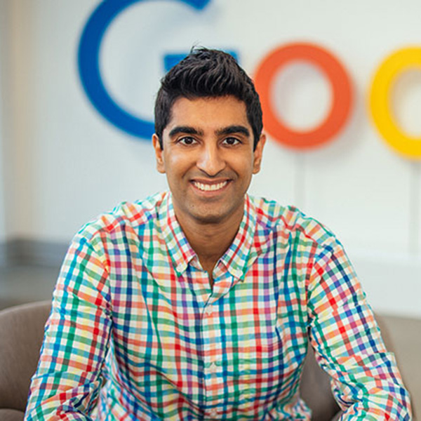 A portrait of Al-Rahim Merali at the Google campus.