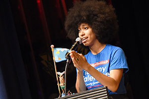 Activist and speaker Mariah Parker.
