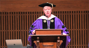 President Kathy Murray at the 2021 Convocation