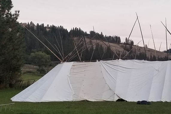 Plateau Long Tent photo courtesy of Roger Amerman.