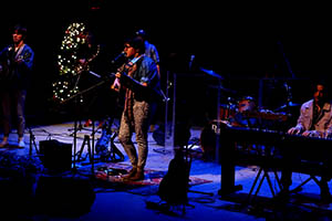 Whitman student band the Wind-Up Birds play a show at Gesa Power House Theatre