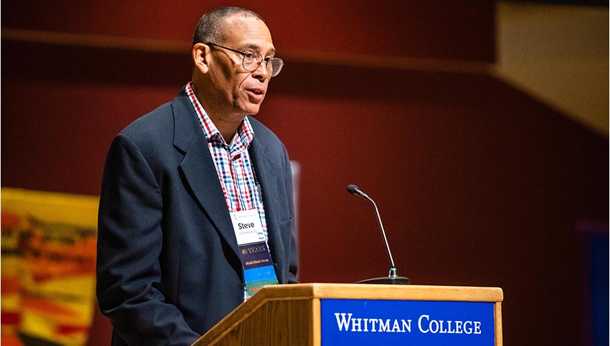Stephen Hammond, pictured at a 2019 Whitman College reunion.