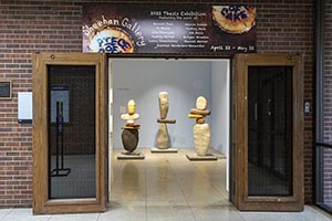 entrance to sheehan gallery exhibit