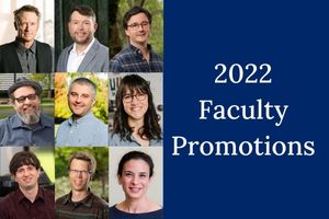 2022 Faculty Promotions collage.