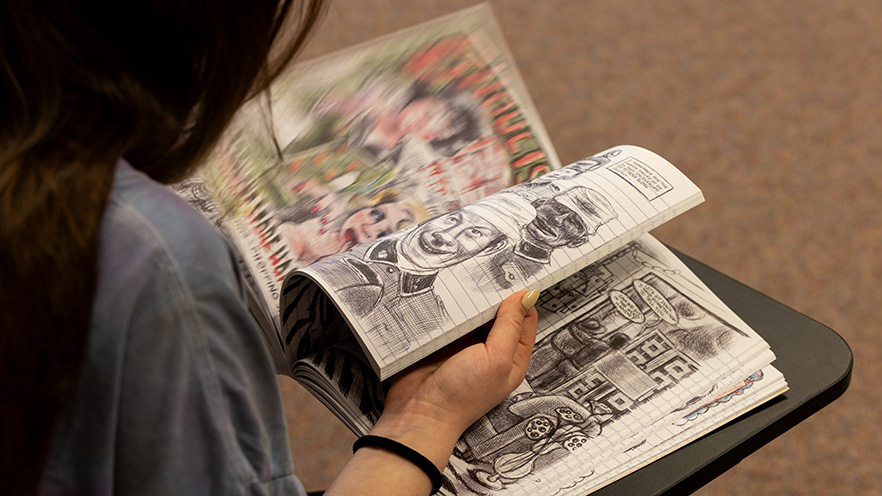 First-year Whitman College student examines ideas of monstrosity from around the world—in graphic novels, stories, films and more—and the forces they represent.