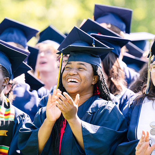 Whitman College Class of 2025 at commencement