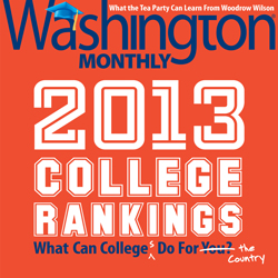 2013 College Rank Cover
