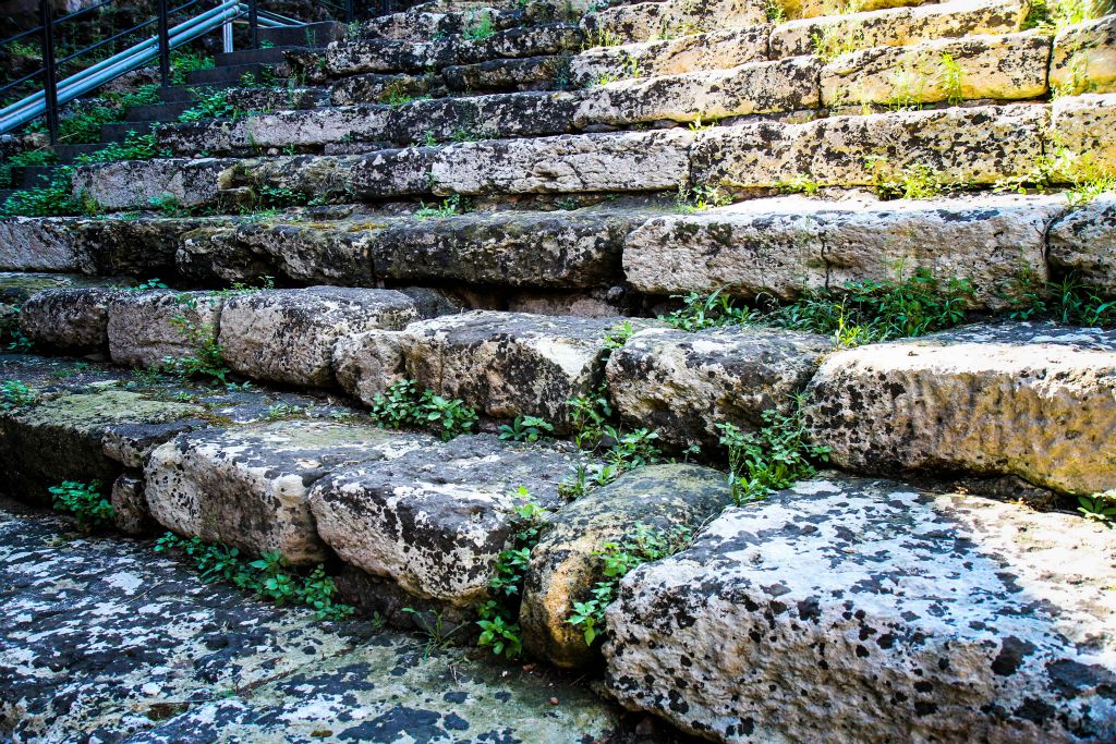 Catana Roman Theatre Seating Detail