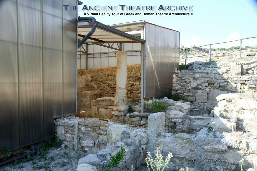 Excavated building at the Heraclea Minoa archeolgical site. Photo: T. Hines 2018.