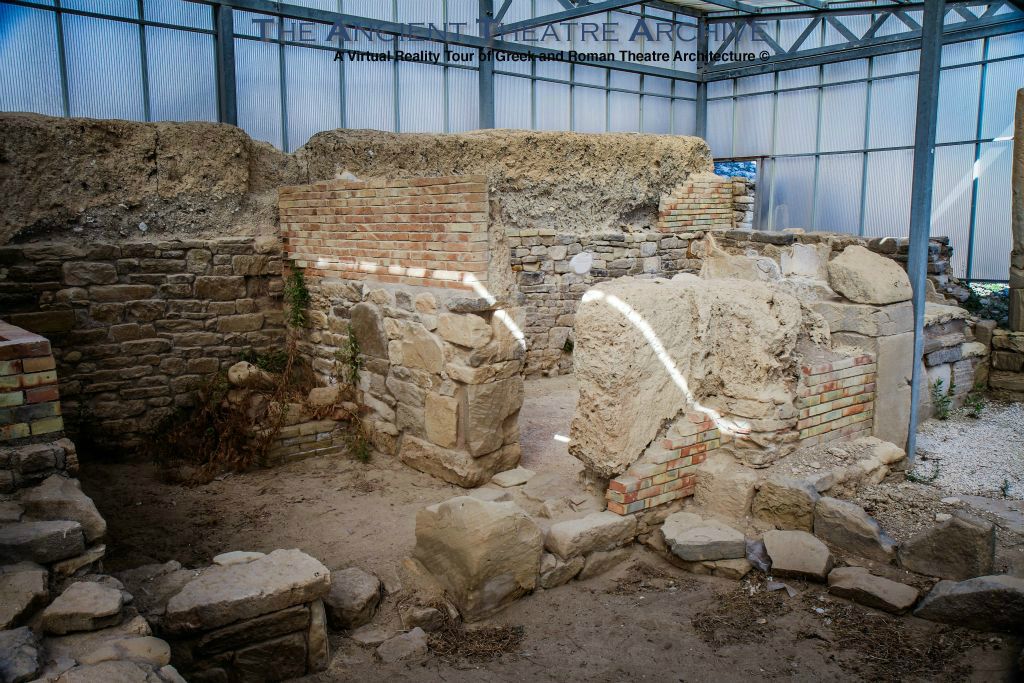 Excavated building at the Heraclea Minoa archeolgical site. Photo: T. Hines 2018.