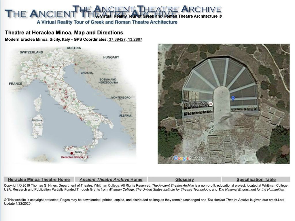 Excavations at Ancient Heraclea are located on the southern shore of Sicily  between Sciacca and Agrigento.