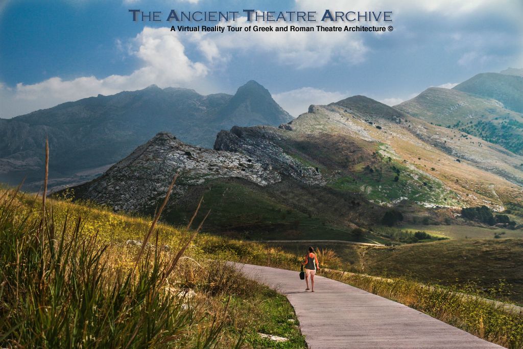 IMPORTANT NOTE: visiting the theatre requires a 1.8 kilometer walk from the parking lot - it is all uphill and it’s hot, so bring water. But, also important, you are rewarded with incomparable views and 2,000 years of civilization. Photo: T Hines 2019.