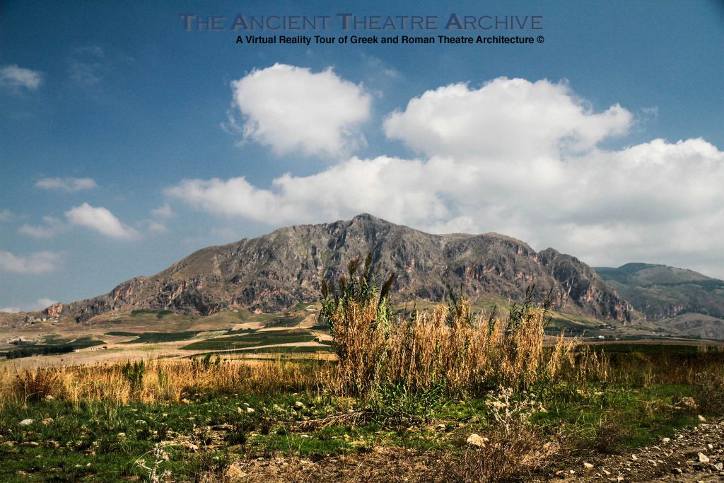 The ruins of ancient Iaitas are at an elevation of 852 meters on Monte Iato (Province of Palermo) in Sicily. Photo: T Hines 2019.