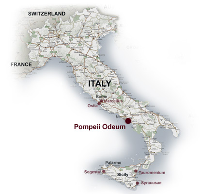  Pompeii Odeum Map and Directions