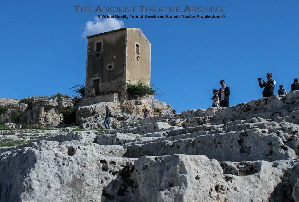 Remains of 16th century mill at ancient theatre. Powered by theatre's Roman aqueduct. Photo: T. Hines.