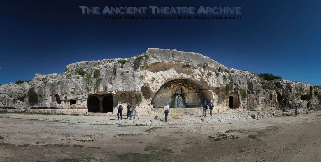 From here water flowed into the hydraulic system of the theatre.  Photo: T. Hines.