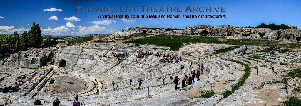 The theatre’s ima and summa cavea seatimg tiers (upper and lower) were divided in to 9 cunei (wedge-shaped seating sections). Eight stairways allow audience access to the upper rows of seating. The theatre could seat 15,000 spectators in 67 rows of seats.